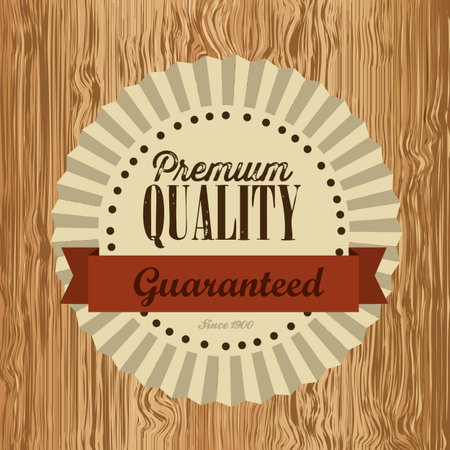 illustration of retro vintage label, Premium Labelsのイラスト素材