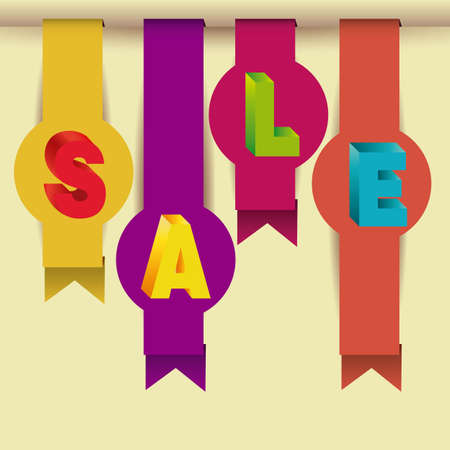 Illustration of Big Sale Icons and Labels, vector illustrationのイラスト素材