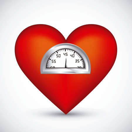 Illustration of Fitness Icons, sports and exercise, caring figure and health, vector illustrationのイラスト素材