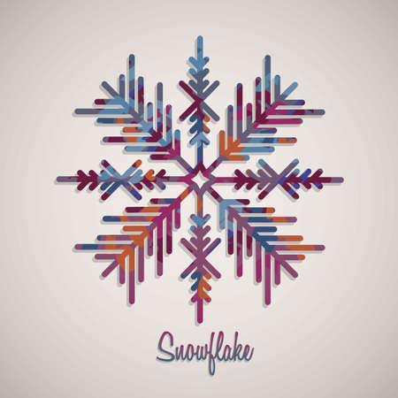 Illustration of snowflake. Illustration of winter illustrationのイラスト素材