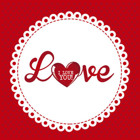 Illustration of love and Valentine, love and friendship のイラスト素材