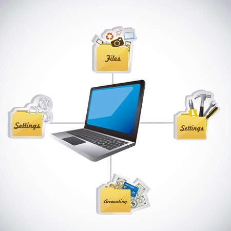 Illustration of icons of applications, app icons, vector illustrationのイラスト素材