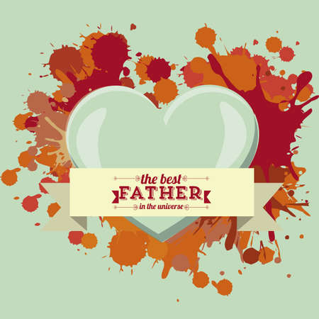 Illustration for dad, happy father's day, vector illustrationのイラスト素材