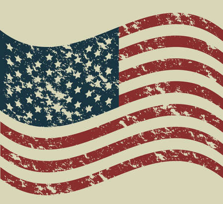 Illustration patriot united states of america, usa poster, vector illustrationのイラスト素材