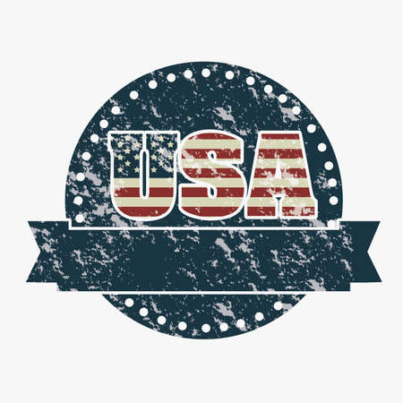 Illustration patriot united states of america, usa poster, vector illustrationのイラスト素材