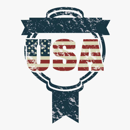 Illustration patriot united states of america, usa poster, vector illustrationのイラスト素材