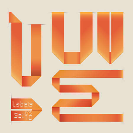 ribbons design over white background illustration のイラスト素材