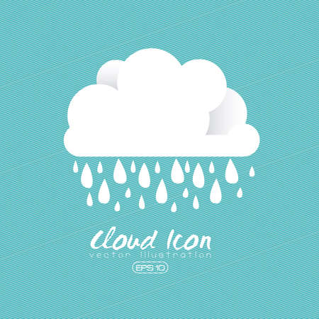 cloud design over blue background illustration  のイラスト素材