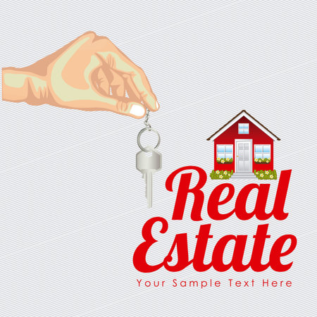 real estate over lines background illustrationのイラスト素材