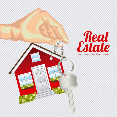 real estate over lines background illustration  のイラスト素材