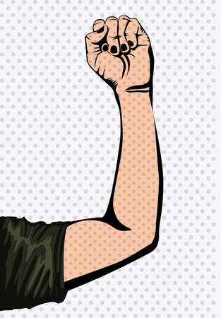 we can over dotted backgroundのイラスト素材
