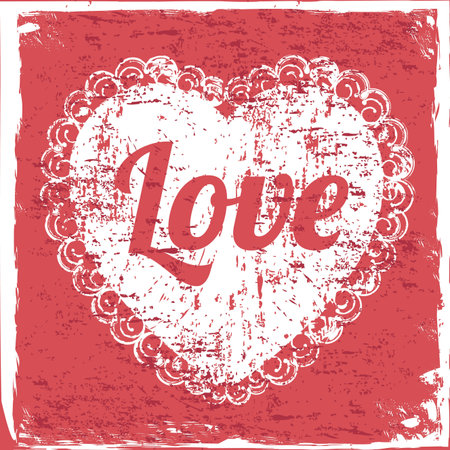 love hearts over pink background vector illustration のイラスト素材
