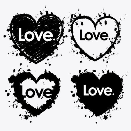 love design over white backgrounsd vector illustration のイラスト素材