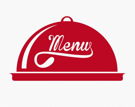 menu design over white background vector illustration  のイラスト素材