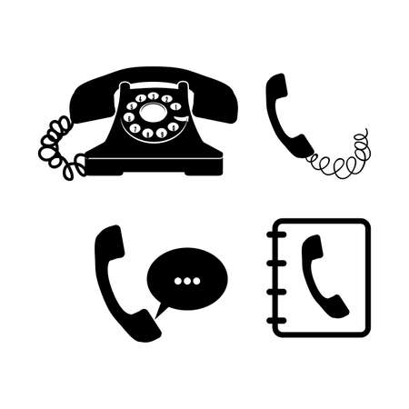 communication icons over white background のイラスト素材