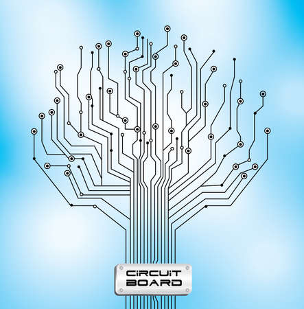 circuit board over blue background vector illustration
のイラスト素材