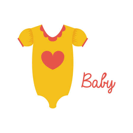 baby drees over white background vector illustration のイラスト素材