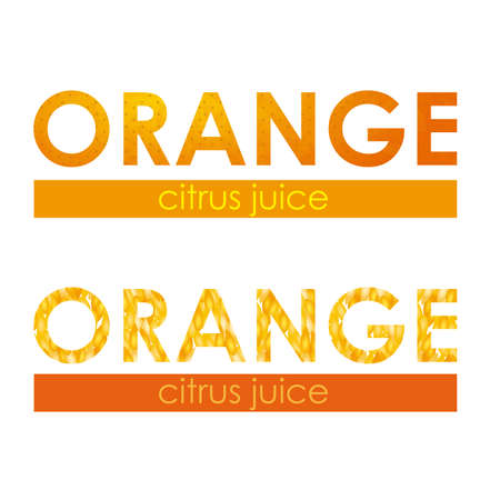 orange citrus fruit  over white background vector illustration のイラスト素材