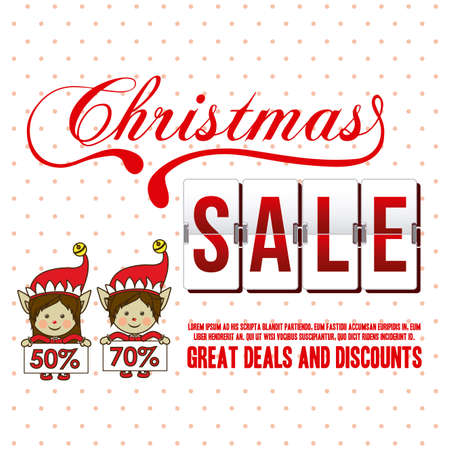 christmas design over dotted background vector illustrationのイラスト素材