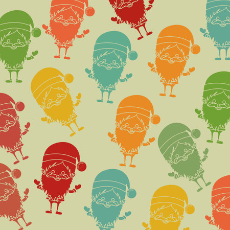 christmas design over gray background vector illustration