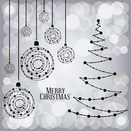 christmas design over pattern background vector illustrationのイラスト素材