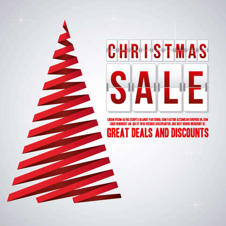 christmas design over gray background vector illustrationのイラスト素材