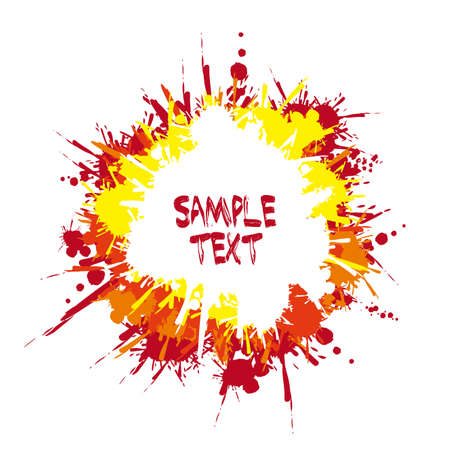 paint design over white background vector illustration のイラスト素材