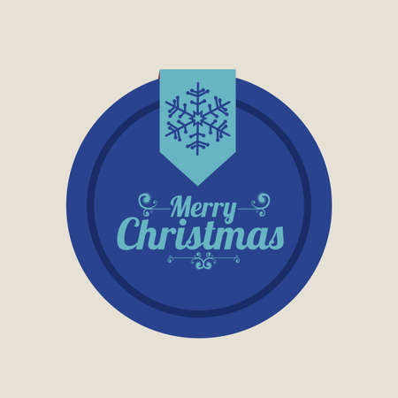 christmas design over  beige background vector illustrationのイラスト素材