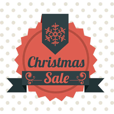 christmas design over dotted background vector illustrationのイラスト素材