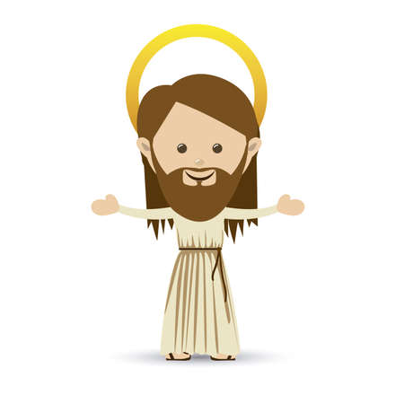 jesuschrist design over white background vector illustrationのイラスト素材