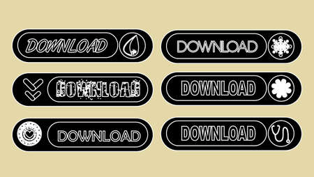 download design over brown background vector illustrationのイラスト素材