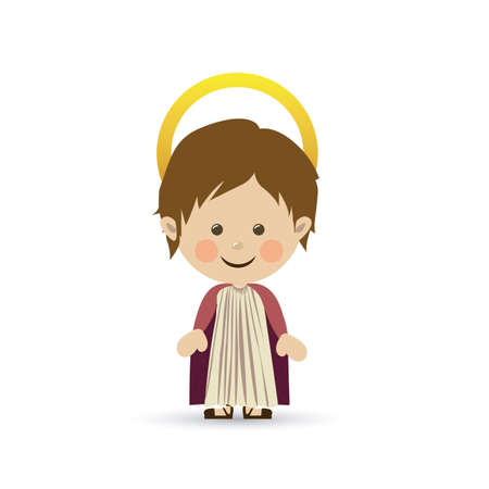 jesuschrist design over white background vector illustrationのイラスト素材