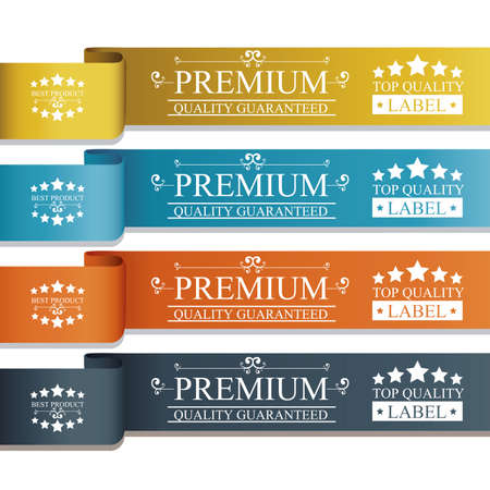 premium design over white background vector illustration のイラスト素材