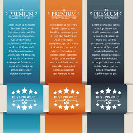 premium design over white background vector illustration のイラスト素材
