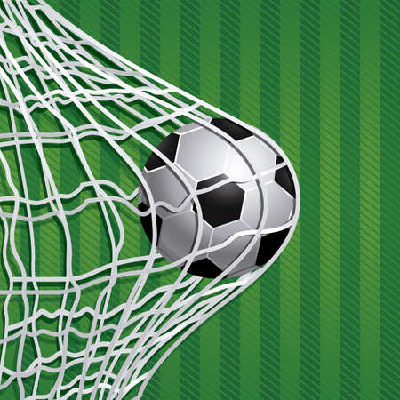 soccer design over green  background vector illustration のイラスト素材