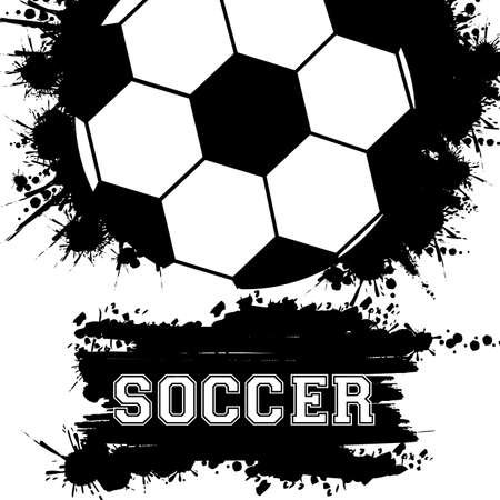 soccer design over white  background vector illustration のイラスト素材