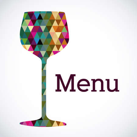 menu design over white background vector illustrationのイラスト素材
