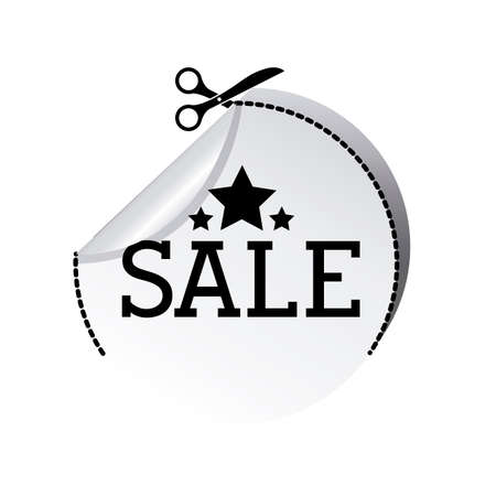 sale  design over white  background vector illustration のイラスト素材