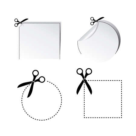 stickers design over white background vector illustrationのイラスト素材