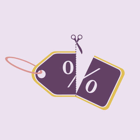 shopping design over beige background vector illustrationのイラスト素材