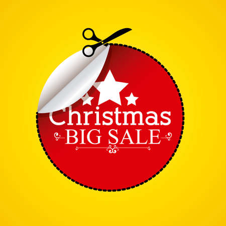 sale  design over yellow  background vector illustration のイラスト素材