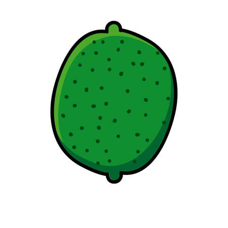 lemon drawing over white background vector illustrationのイラスト素材