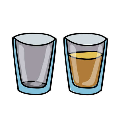 drinks drawing over white background vector illustrationのイラスト素材