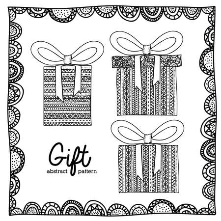 gift design over white  background vector illustration  のイラスト素材