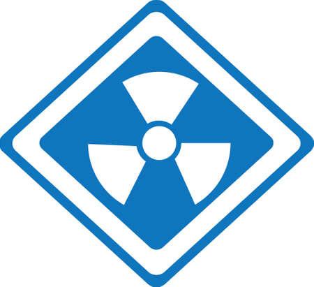 atomic signs over white background vector illustration のイラスト素材