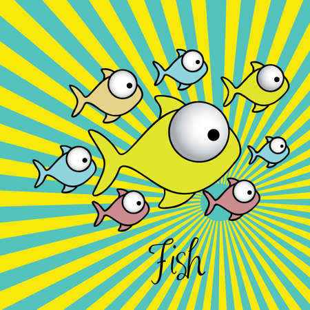 illustration of Fish Drawings aquatic animals vector illustration
のイラスト素材