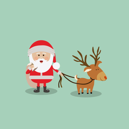 christmas design over blue background vector illustrationのイラスト素材
