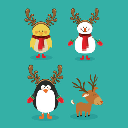 christmas design over background vector illustrationのイラスト素材