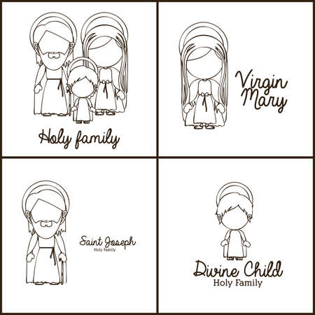 christmas icons over white background vector illustration  のイラスト素材