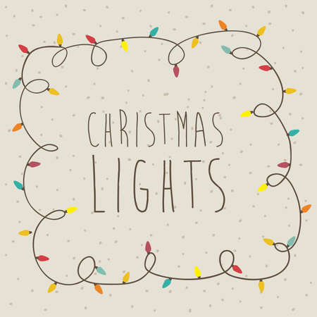 christmas design over beige background vector illustrationのイラスト素材